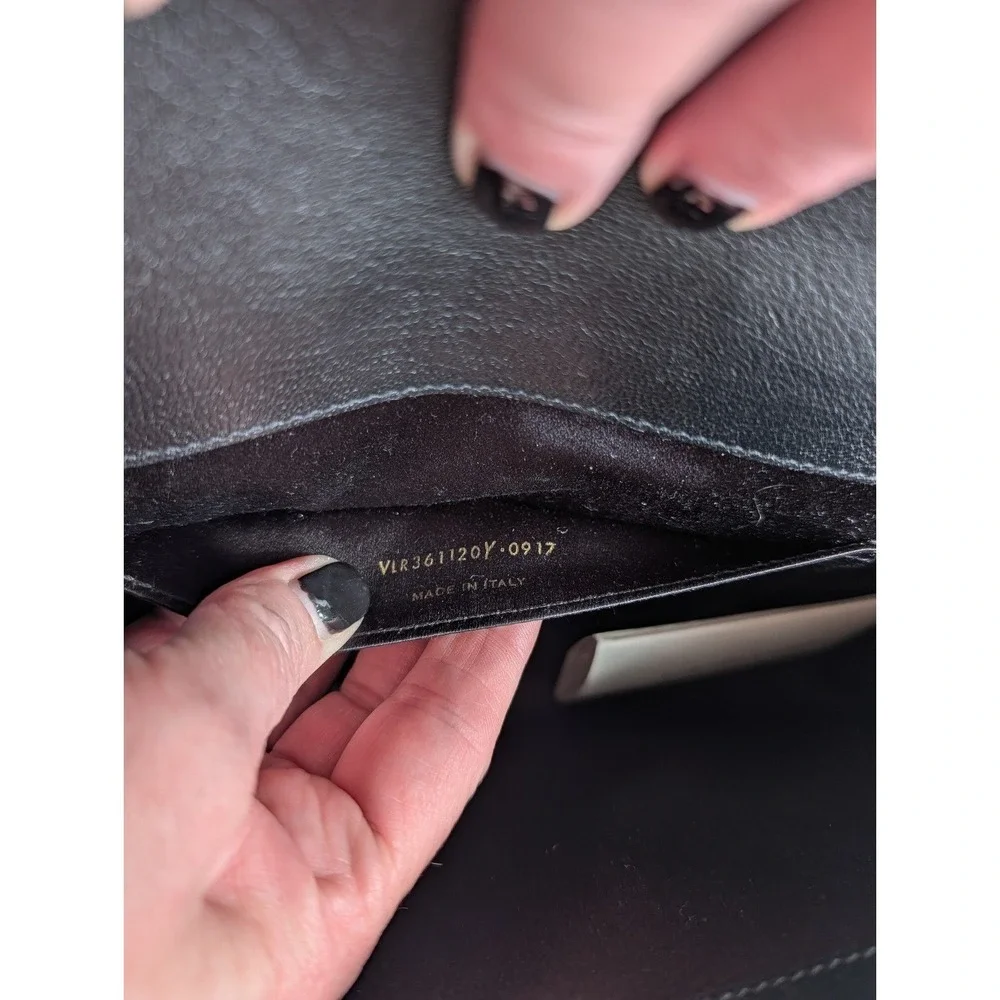 YSL Yves Saint Laurent Belle De Jour Large Clutch. Authenticated! Comes with COA